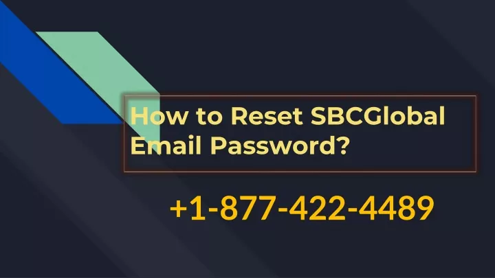 how to reset sbcglobal email password