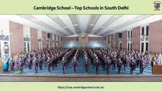 Top Schools in South Delhi