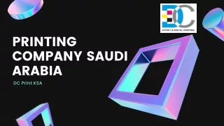 Best Print Shop in Riyadh | DC Print KSA