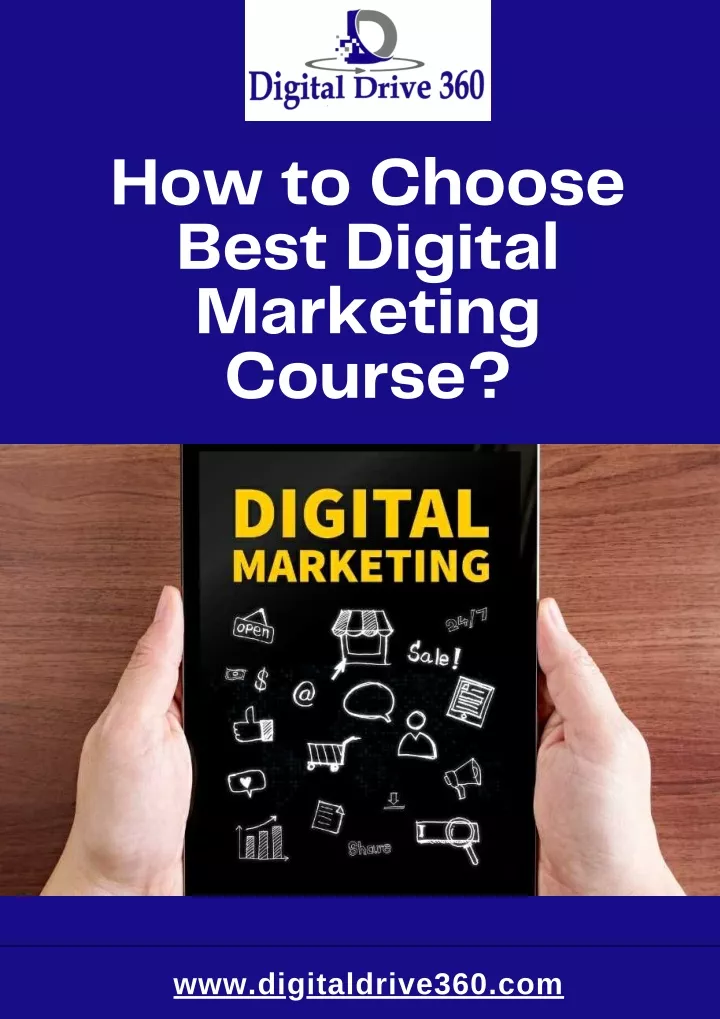 how to choose best digital marketing course