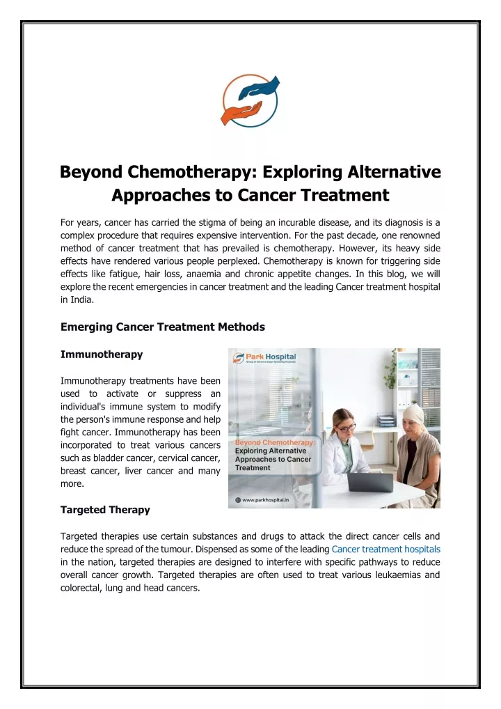 beyond chemotherapy exploring alternative