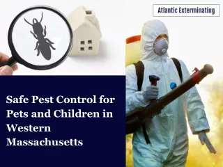 Safe Pest Control for Pets and Children in Western Massachusetts