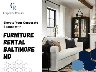 Elevate Your Corporate Spaces with Furniture Rental Baltimore MD