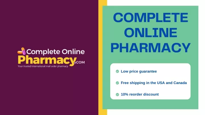 complete online pharmacy