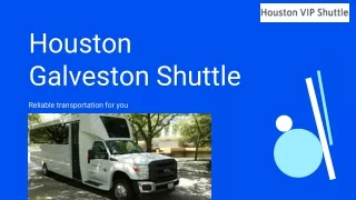 Houston Galveston shuttle