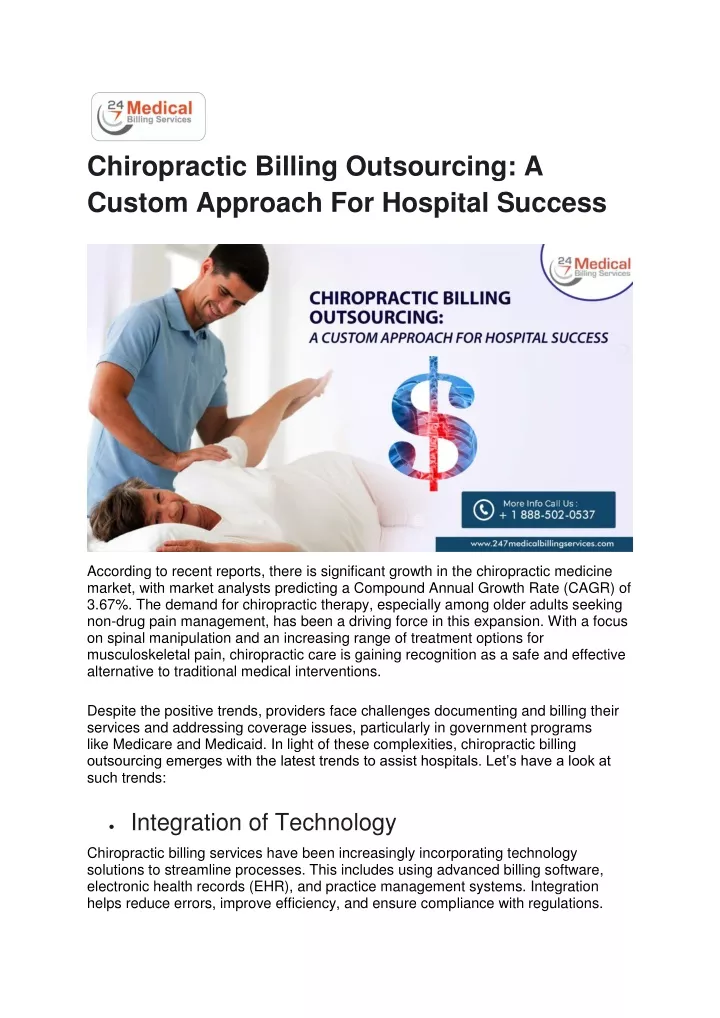 chiropractic billing outsourcing a custom