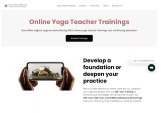 My Vinyasa Practice online yoga teacher training