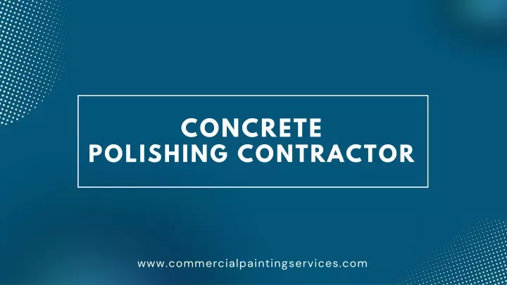 concrete polishing contractor