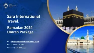 Ramadan 2024 Umrah packages from USA