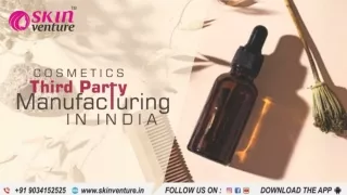 Third Party Cosmetics Manufacturing in India