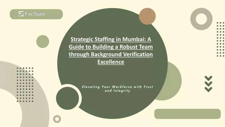 strategic staffing in mumbai a guide to building