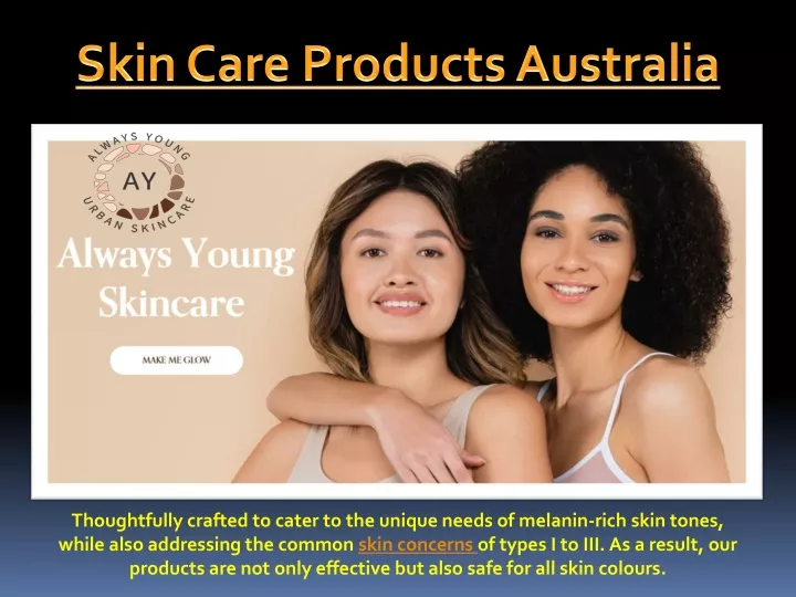 skin care products australia