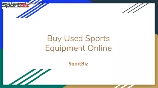 Buy Used Sports Equipment Online-SportBiz