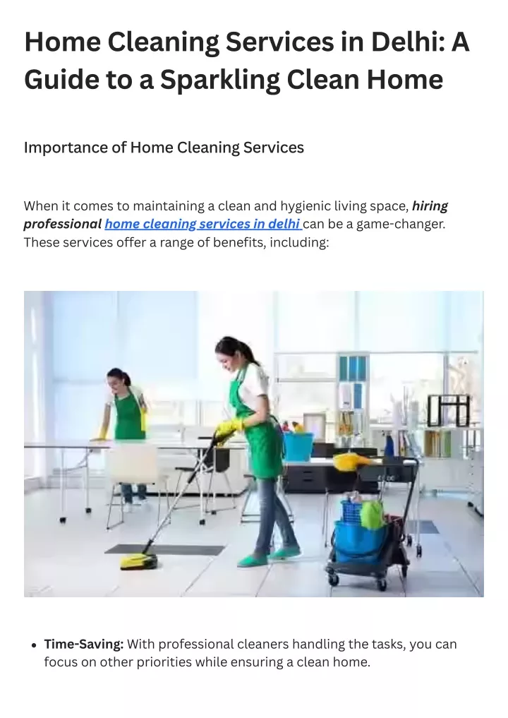 home cleaning services in delhi a guide