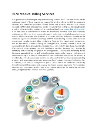rcm medical billing services rcm revenue cycle