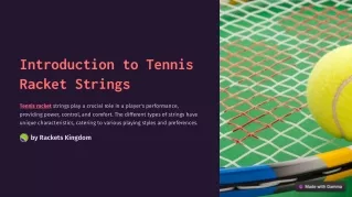 What is Racket Stringing?