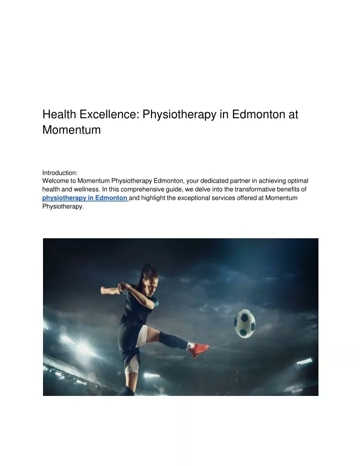 health excellence physiotherapy in edmonton