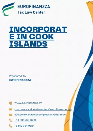 Incorporate in Cook Islands