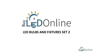 LED BULBS AND FIXTURES-SET 2