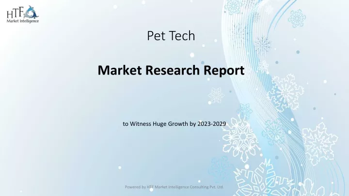 pet tech market research report