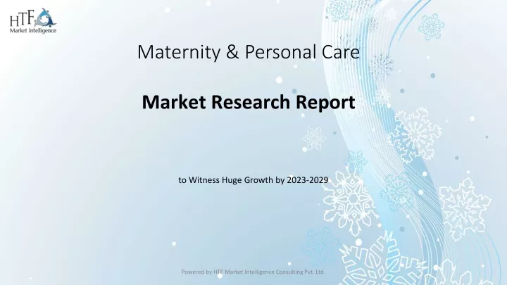 maternity personal care market research report