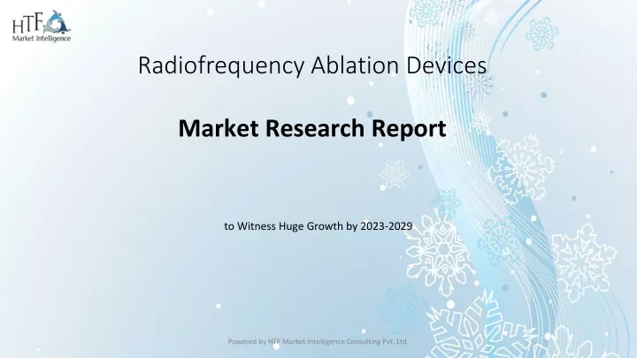 radiofrequency ablation devices market research report