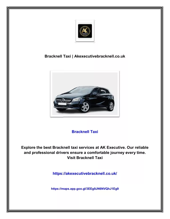 bracknell taxi akexecutivebracknell