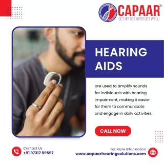 Hearing aids | Best Hearing aids Clinic in Bangalore | CAPAAR Hearing Solutions