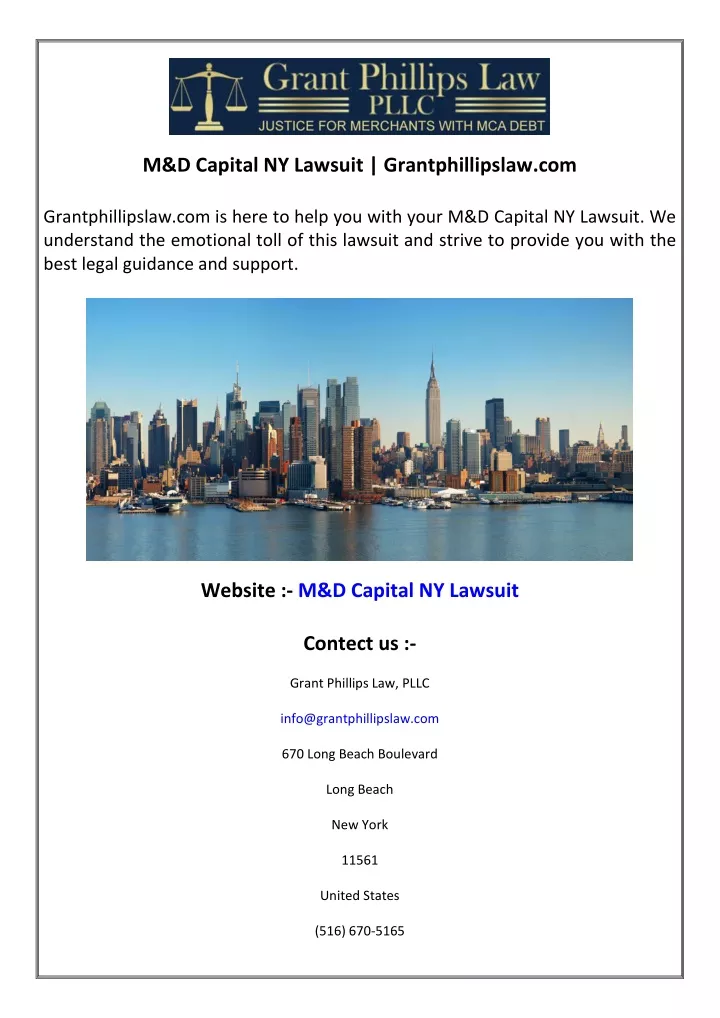 m d capital ny lawsuit grantphillipslaw com