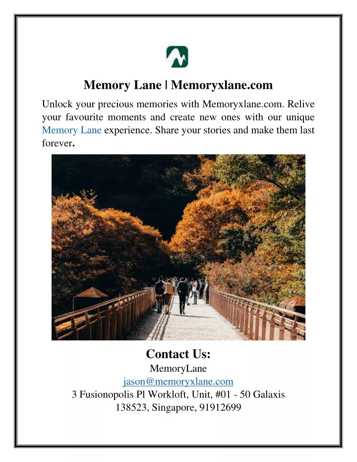 memory lane memoryxlane com