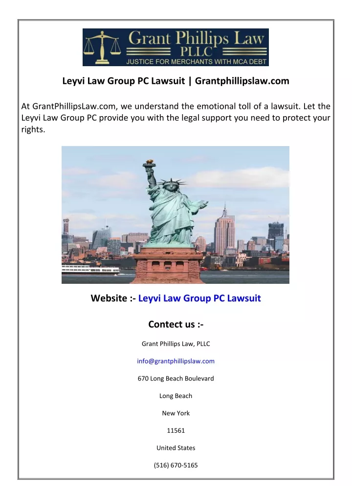 leyvi law group pc lawsuit grantphillipslaw com