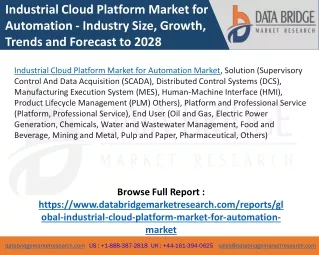 industrial cloud platform market for automation