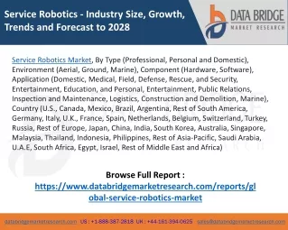service robotics industry size growth trends