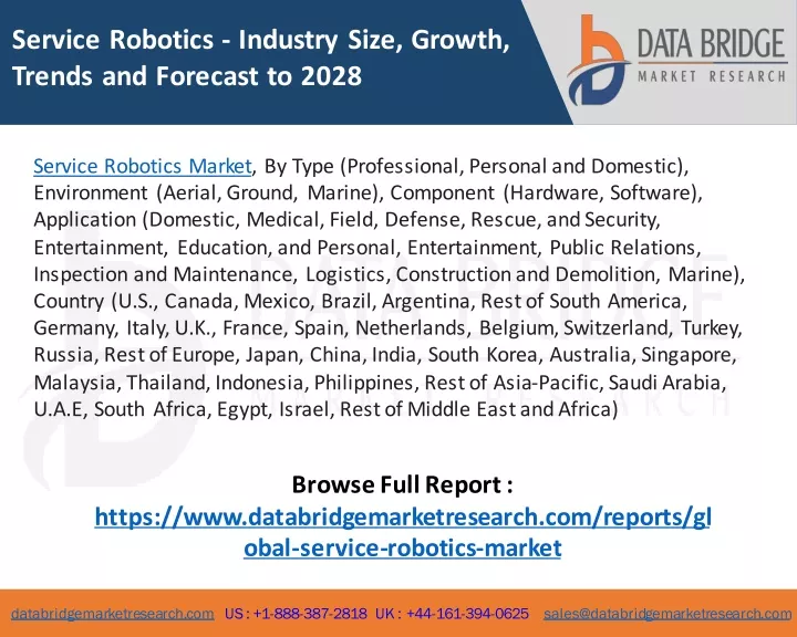 service robotics industry size growth trends