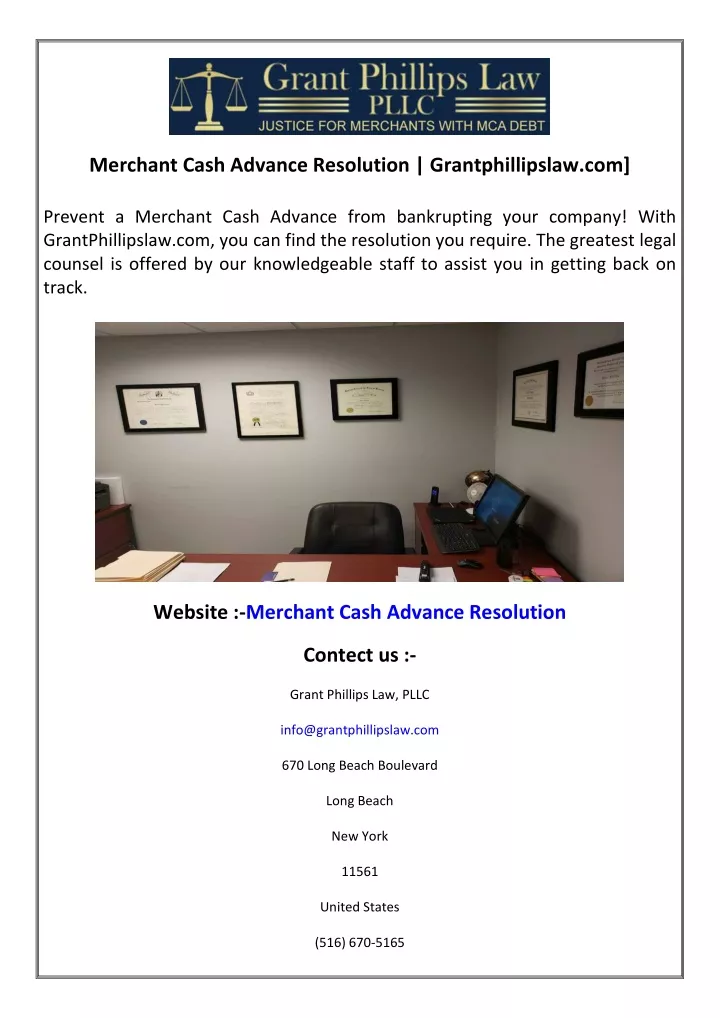 merchant cash advance resolution grantphillipslaw