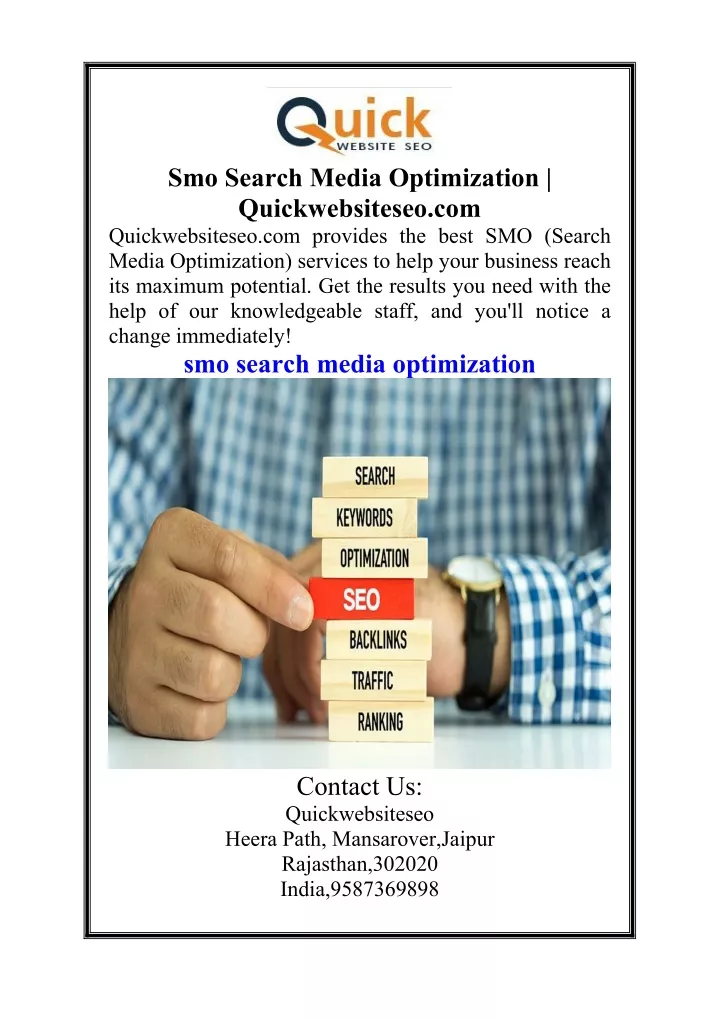 smo search media optimization quickwebsiteseo