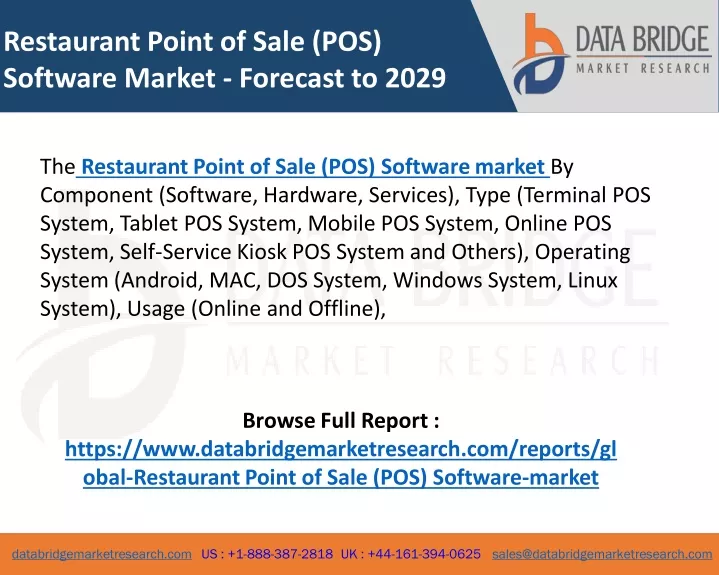 restaurant point of sale pos software market