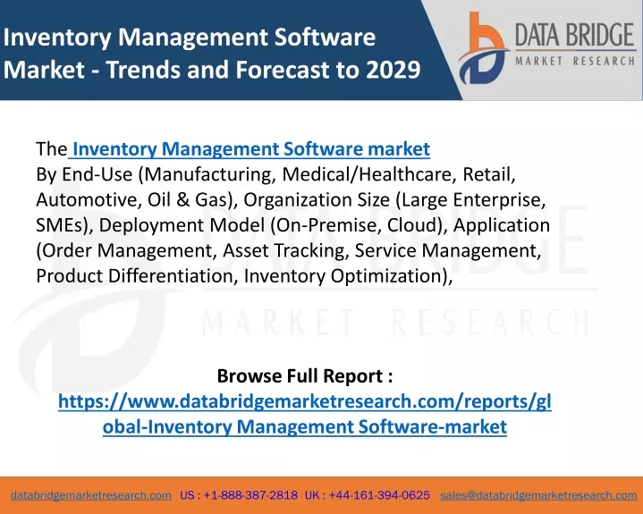 inventory management software market trends