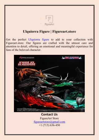 Ulquiorra Figure Figureart.store