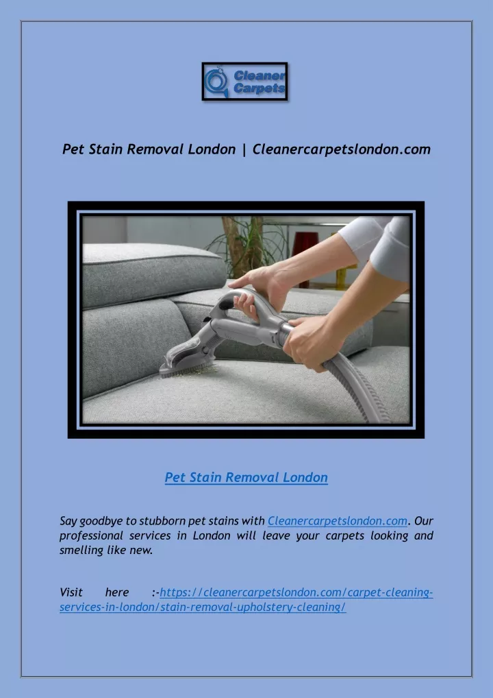 pet stain removal london cleanercarpetslondon com