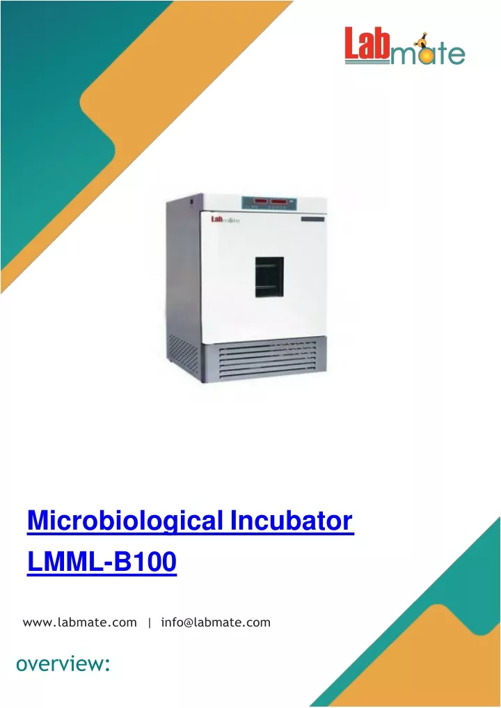 microbiological incubator lmml b100
