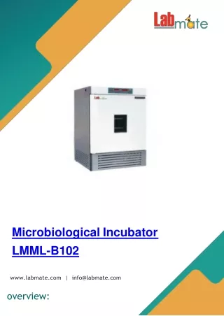 microbiological incubator lmml b102