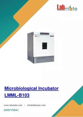 microbiological incubator lmml b103