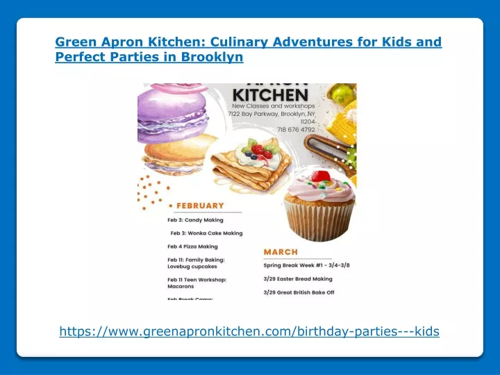 green apron kitchen culinary adventures for kids