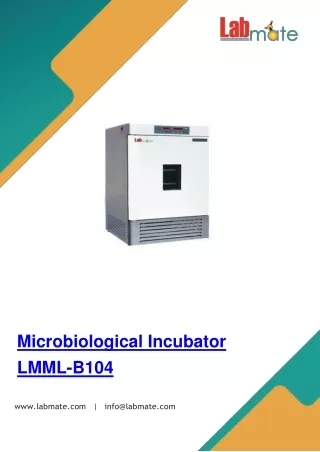 microbiological incubator lmml b104
