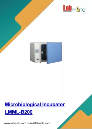 microbiological incubator lmml b200