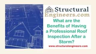 What are the Benefits of Having a Professional Roof Inspection After a Storm