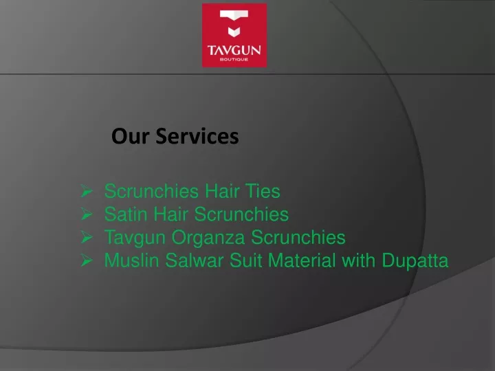 our services