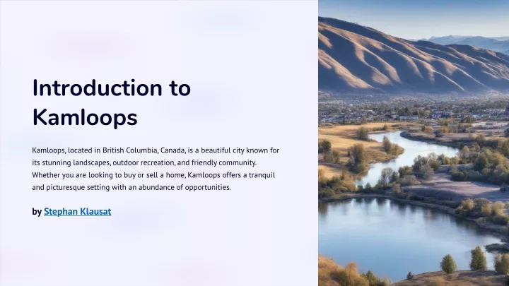 introduction to kamloops