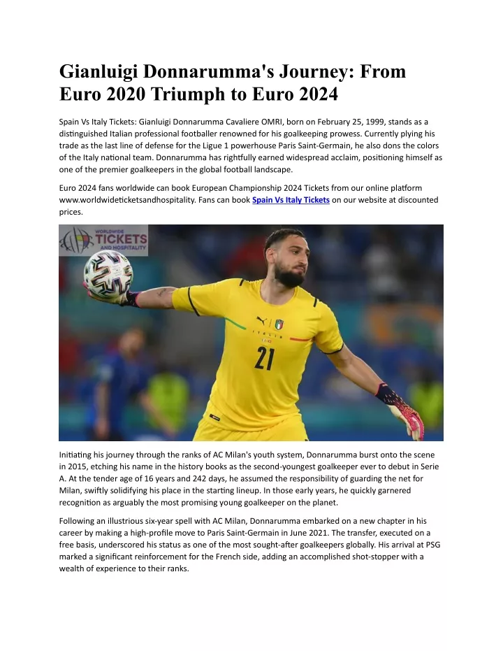 gianluigi donnarumma s journey from euro 2020